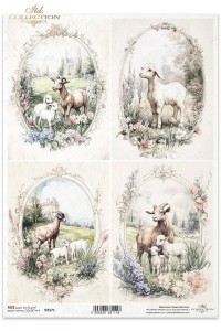 PAPIER RYŻOWY A4 R2571 KOZY ITD COLLECTION