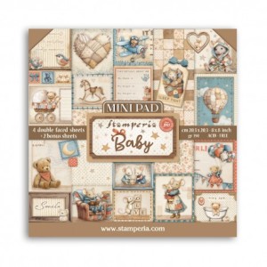 ZESTAW PAPIERÓW 20X20 BABY SBBSM001 STAMPERIA