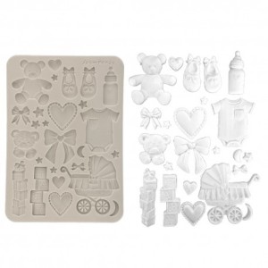 FOREMKA SILIKONOWA A5 KACMA601 BABY STAMPERIA
