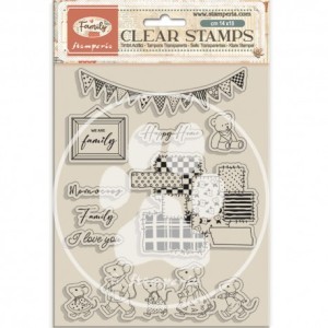 STEMPLE AKRYLOWE WTK233 FAMILY STAMPERIA