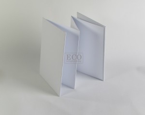 BAZA ALBUM HARMONIJKA 145X195 MM BIAŁA  ECOSCRAPBOOKING