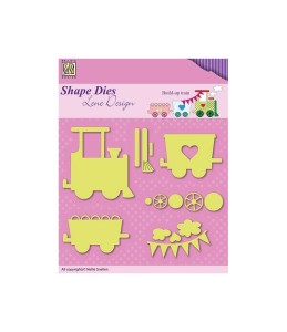 WYKROJNIK POCIĄG DZIECIĘCY NELLIE'S SDL0333 TRAIN