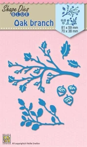 WYKROJNIK GAŁĘZIE DĘBU - OAK BRANCH NELLIE'S SDB024