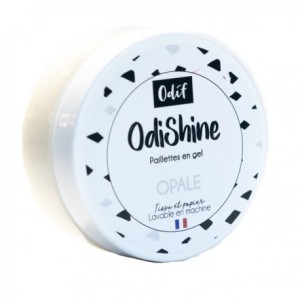 ŻEL BROKATOWY ODISHINE 65G BIAŁY OPALIZUJĄCY