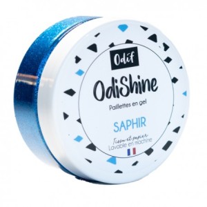 ODIF ODISHINE ŻEL BROKATOWY  65g SAPHIR