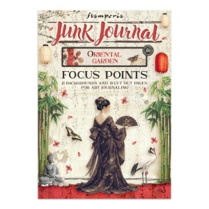 JUNK JOURNAL A5 ORIENTAL GARDEN SBJKS05 STAMPERIA
