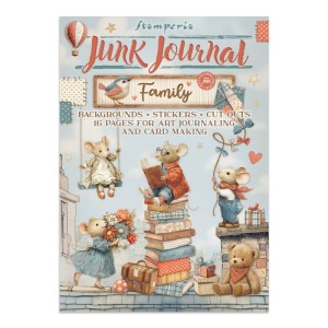 JUNK JOURNAL A4- 16kart FAMILY SBJK11 STAMPERIA