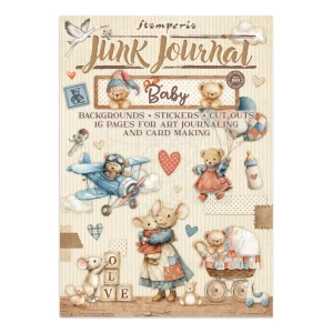 JUNK JOURNAL A4- 16kart BABY SBJK12 STAMPERIA