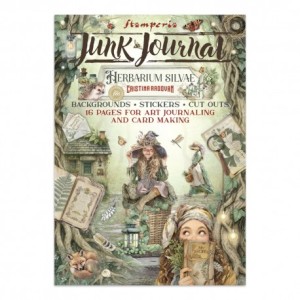 JUNK JOURNAL A4- 16kart HERBARIUM SBJK09 STAMPERIA