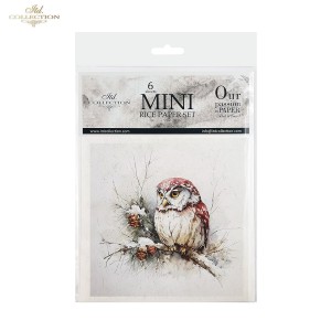 ZESTAW PAPIERÓW RYŻOWYCH ITD RSM 295 6SZT   
