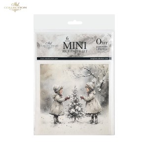 ZESTAW PAPIERÓW RYŻOWYCH ITD RSM 201 6SZT      