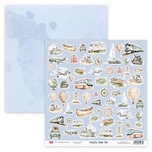 PAPIER 30X30 TRAVEL TIME 09 WYCINANKA