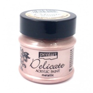 FARBA AKRYLOWA 50ml DELICATE RÓŻOWE ZŁOTO PENTART