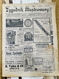 STARA GAZETA Vintage Tygodnik Ilustrowany NR28 z 12.lipca 1913r.