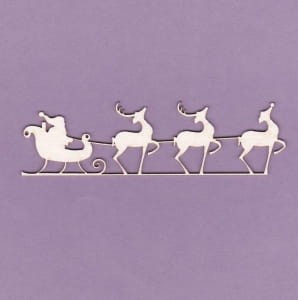 TEKTURKA MIKOŁAJ Z RENIFERAMI 1,5mm 531 CraftyMoly