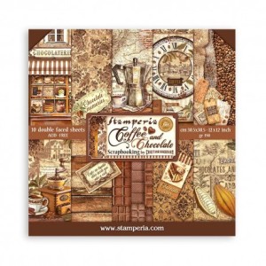 ZESTAW PAPIERÓW 30X30 SBBL144 COFFE AND CHOCOLATE