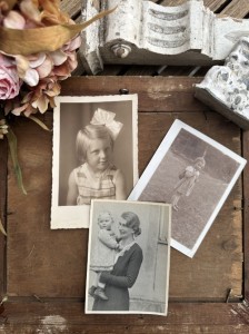 STARE - Vintage - FOTOGRAFIE 3szt 10X15cm MAMA I DZIECKO