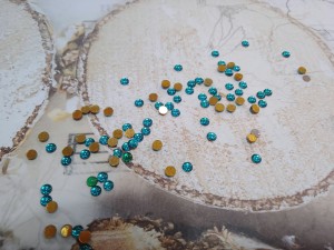 SZKIEŁKA 3MM TURKUSOWE