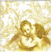 SERWETKA PAW ZŁOTE ANIOŁY