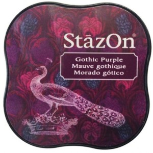 TUSZ TSUKINEKO-STAZON PERMANENTNY ATRAMENT PURPURA GOTYK SZ-MID-13