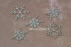 TEKTURKA Zestaw śnieżki - kuleczki 8 szt SCRAPINIEC