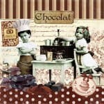 SERWETKA NUOVA DZIECI CHOCOLAT