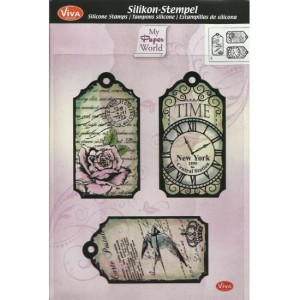 STEMPEL AKRYLOWY VIVA 123 TAGI TIME