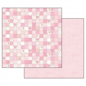 PAPIER 30x30 SBB548 BABY DZIEWCZYNKA PATCHWORK  STAMPERIA