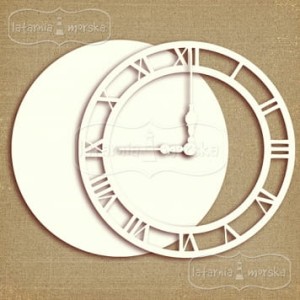 BAZA ALBUMOWA ZEGAR średnica 17CM LATARNIA MORSKA