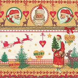 SERWETKA PAPER MIKOŁAJE MAŁE MERRY