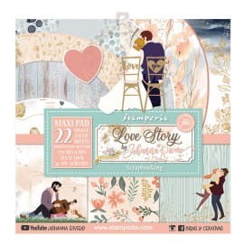 ZESTAW PAPIERÓW 30x30 SBBXLB07 Love Story Stamperia