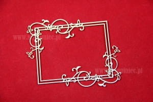 TEKTURKA  Ramka Fioretta 9x7 cm 1SZT 2642 SCRAPINIEC