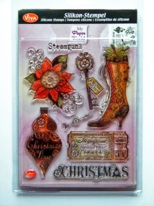 STEMPEL AKRYLOWY VIVA 116 STEAMPUNK BOŻE NARODZENIE