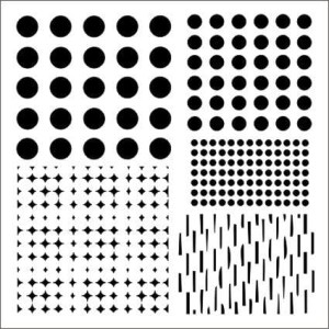 MASKA - SZABLON 20x15 DOTS 13arts ARTS538