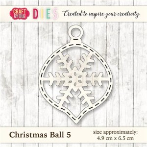 WYKROJNIK CRAFT&YOU CW028 BOMBKA ŚNIEŻYNKA