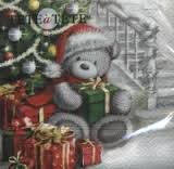 SERWETKA TETE SZARY MIŚ TL644000