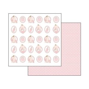 PAPIER 30X30 SBB458 BABY różowe STAMPERIA