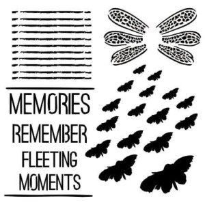 MASKA - SZABLON 20x15 FLYING 13arts ARTS539