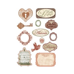 ELEMENTY 3D STAMPERIA  DF3DA517 LOVE