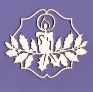 TEKTURKA WIGILIJNA ŚWIECZKA 1,5mm 036 CraftyMoly