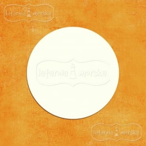 BAZA ALBUMOWA OKRĄGŁA średnica 15CM LATARNIA MORSKA