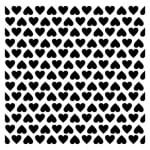 MASKA - SZABLON 15,2X15,2 SERCA  ScrapBerry's SCB53100004