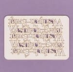 TEKTURKA NAPIS Wesołych Świąt - 5szt 1,5mm 115 Crafty Moly