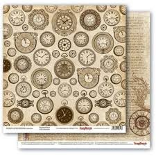 Papier 30x30 - WORLD LIVE FOREVER - Stopwatches - ScrapBerry's SCB220609308