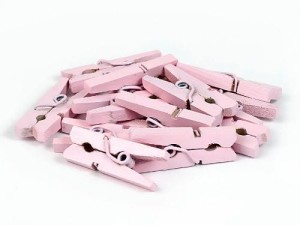 KLAMERKI MINI ScrapBerry's 12szt Baby Rose SCB267311503