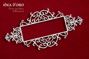 TEKTURKA RAMKA szyld 02 - Idea d'oro - sign/ frame 02 SCRAPINIEC