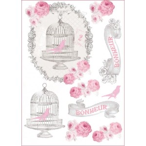 ELEMENTY 3D STAMPERIA  DF3DA527 KLATKA