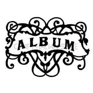 STEMPEL AKRYLOWY WTK087 ALBUM NAPIS STAMPERIA