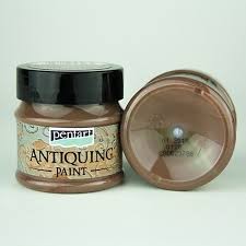 FARBA ANTIQUING PAINT cimnobrązowy 50ML PENTART
