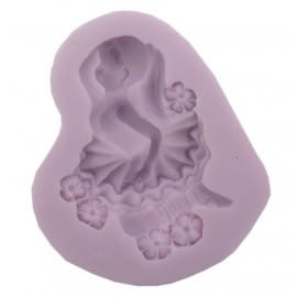 FOREMKA SILIKONOWA BALETNICA W KWIATKACH 510-885 PENTART